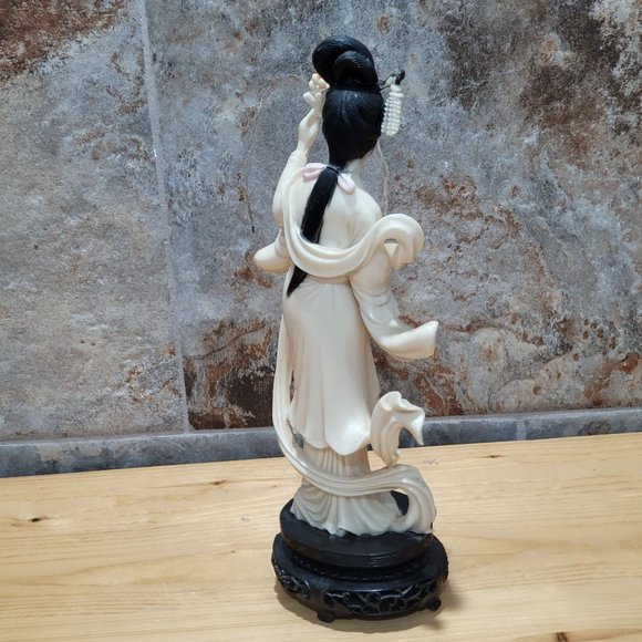 VTG Vita Hong Kong Geisha Woman Asian Girl Figurine Statue Celluloid Painted Dec - Picture 7 of 12